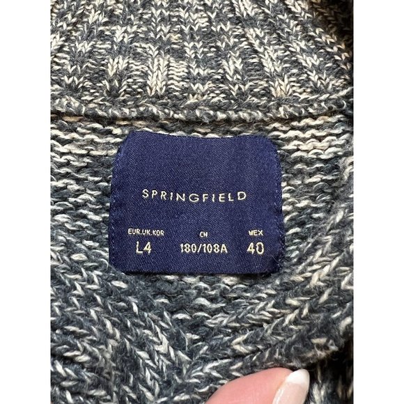 springfield lambs wool Blend  sweater pullover Mens Medium‎ Multicolor - Picture 6 of 14